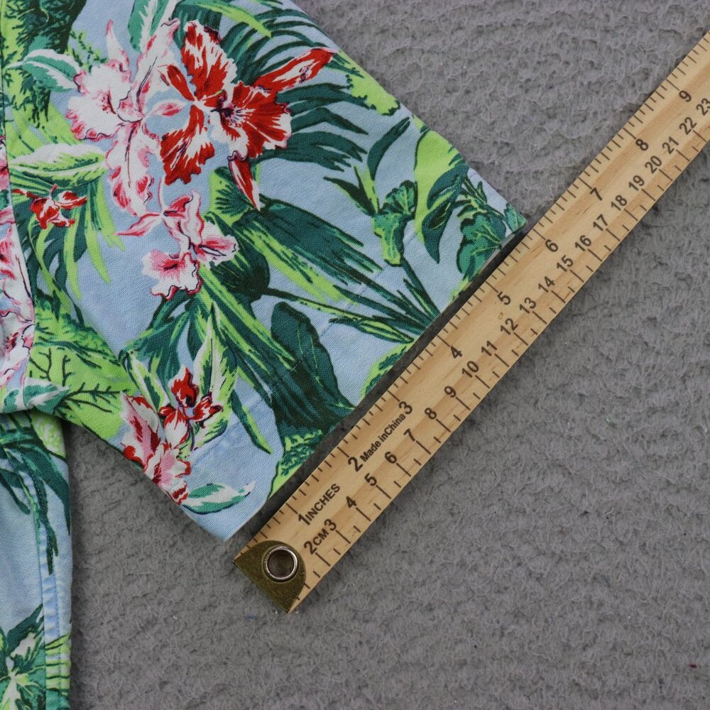 Ralph Lauren Shirt Mens Small Slim Fit Multicolor Floral Hawaiian Button Down - Picture 8 of 11